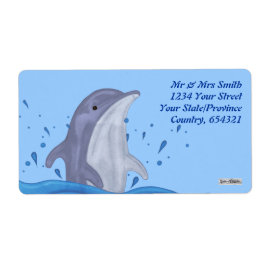 Dolphin Splash Etiket