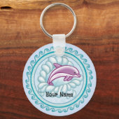 Dolphin Splash Sleutelhanger (Voorkant)