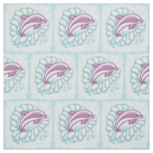 Dolphin Splash Stof