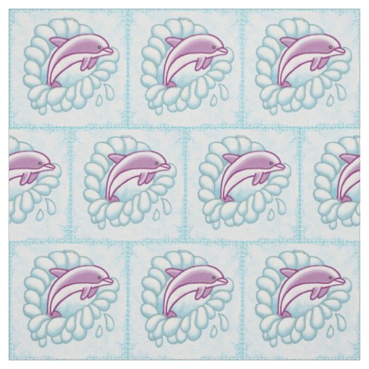 Dolphin Splash Stof (Swatch)