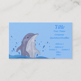 Dolphin Splash Visitekaartje