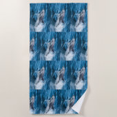 Dolphin Splashing Strandlaken (Voorkant)