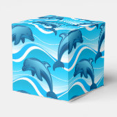 Dolphin-springgolven Bedankdoosjes (Achterkant)