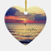 Dolphin Sunset Keramisch Ornament (Voorkant)