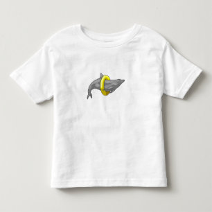 Dolphin Swimming Lifebuoy Kinder Shirts
