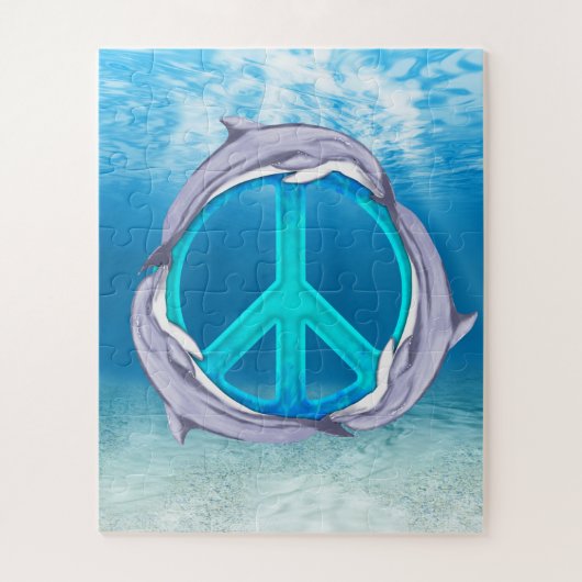 Dolphin-symbool Legpuzzel (Verticaal)