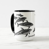 Dolphin Travel Mug personaliseer Dolphin Art Mok (Voorkant links)