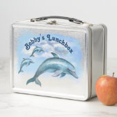 Dolphin Trio Metal Lunchbox (In situ)