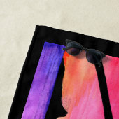 Dolphin Tropical Paradise Serviette de plage perso (En situation)