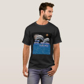 Dolphin Wars Logo tshir T-shirt (Voorkant volledig)
