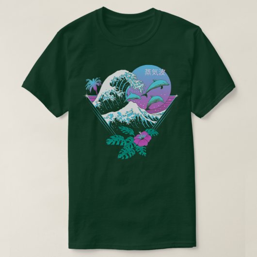 Dolphin Waves T-shirt (Design voorkant)
