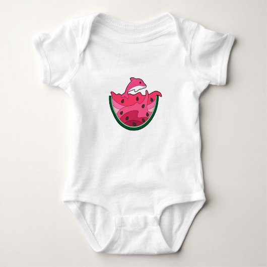 Dolphin with Watermelon Romper (Voorkant)
