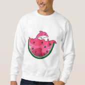 Dolphin with Watermelon Trui (Voorkant)