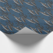 Dolphin Wrapping Paper Dolphin-kerstpapier Cadeaupapier (Hoek)
