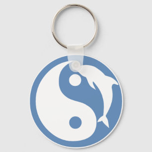 Dolphin Yin Yang Sleutelhanger