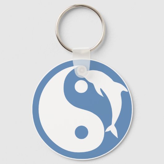 Dolphin Yin Yang Sleutelhanger (Voorkant)