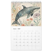 DOLPHINE SOUS LE CALENDRIER FLORAL CORAL ROSE DE M (Mar 2027)