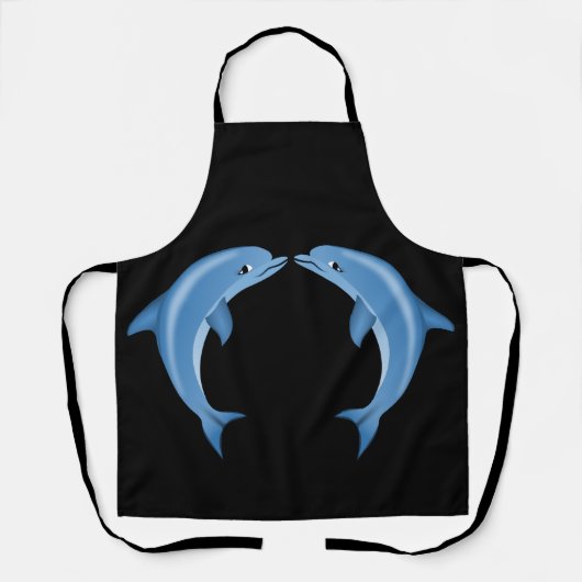 Dolphins Apron Schort (Voorkant)