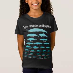 Dolphins cadeau voor meisje Schoonheidsontwerp T-shirt