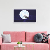 Dolphins Canvas Afdruk (Insitu (Woonkamer))