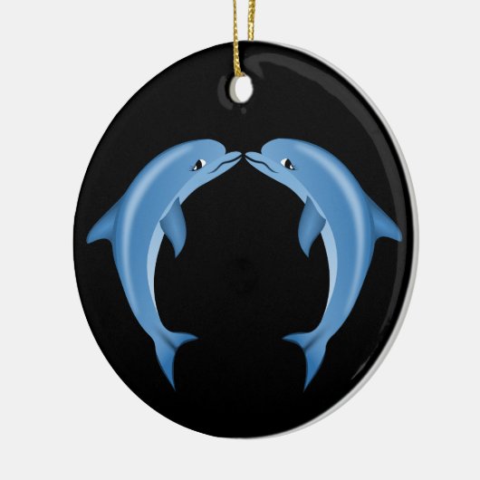 Dolphins Ceramic Ornament (Links)