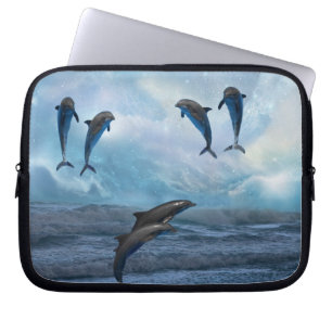 Dolphins fantasie laptop sleeve