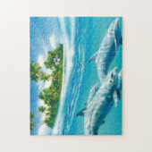 Dolphins Game Puzzle Legpuzzel (Verticaal)
