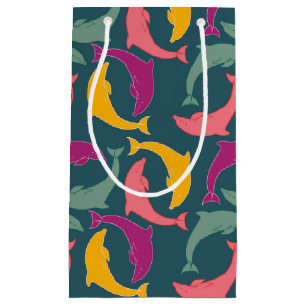 Dolphins Green Klein Cadeauzakje