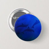DOLPHINS ONDERWATER RONDE BUTTON 5,7 CM (Voorkant /achterkant)