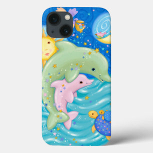 Dolphins Play iPhone 13 Hoesje