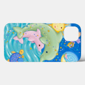 Dolphins Play Case-Mate iPhone Case (Achterkant (horizontaal))