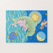 Dolphins Play Legpuzzel (Horizontaal)