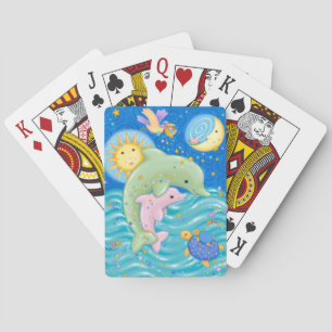Dolphins Play Pokerkaarten