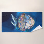 DOLPHINS SOUS LA FÊTE DE PLAGE (Serviette de bain)