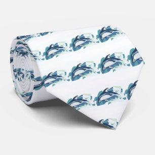 Dolphins Sports Football Basket Baseball Cravate