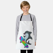 Dolpin as Skater with Skateboard Schort (Gedragen)