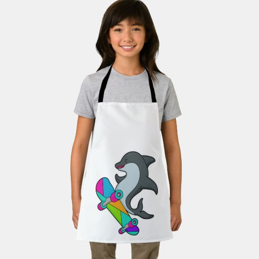 Dolpin as Skater with Skateboard Schort (Insitu)