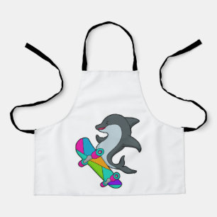 Dolpin as Skater with Skateboard Schort