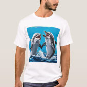 dolping tshirt vie marine 438 (Devant)