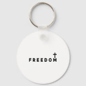 Dom Christian Cross Patriotic Sleutelhanger (Voorkant)