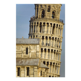 Dom en Scheve Toren, Pisa, Toscane, Italië Foto Afdruk