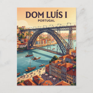 Dom Luís I-brug Portugal Briefkaart