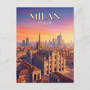 Dom van Milaan Italië Briefkaart