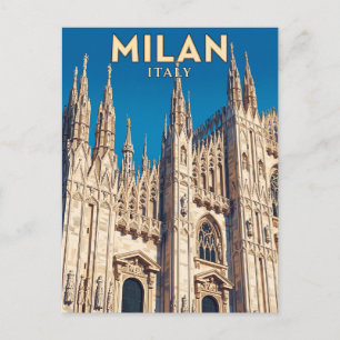 Dom van Milaan Italië Briefkaart