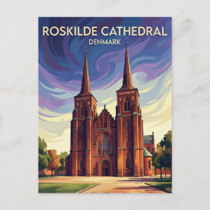 Dom van Roskilde Denemarken Briefkaart