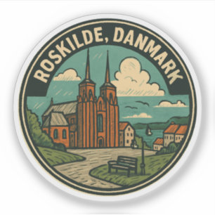 Dom van Roskilde Denemarken Sticker
