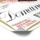 Domaine De Clairville Wine LabelEurope Poster (Hoek)