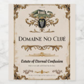 Domaine No Clué - Domaine Confusion Étiquette de v (Étiquettes simples)
