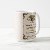 Domaine No Clué - Parodie Vin Étiquette Mug (Devant droit)