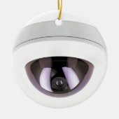 Dome-bewakingscamera Keramisch Ornament (Voorkant)